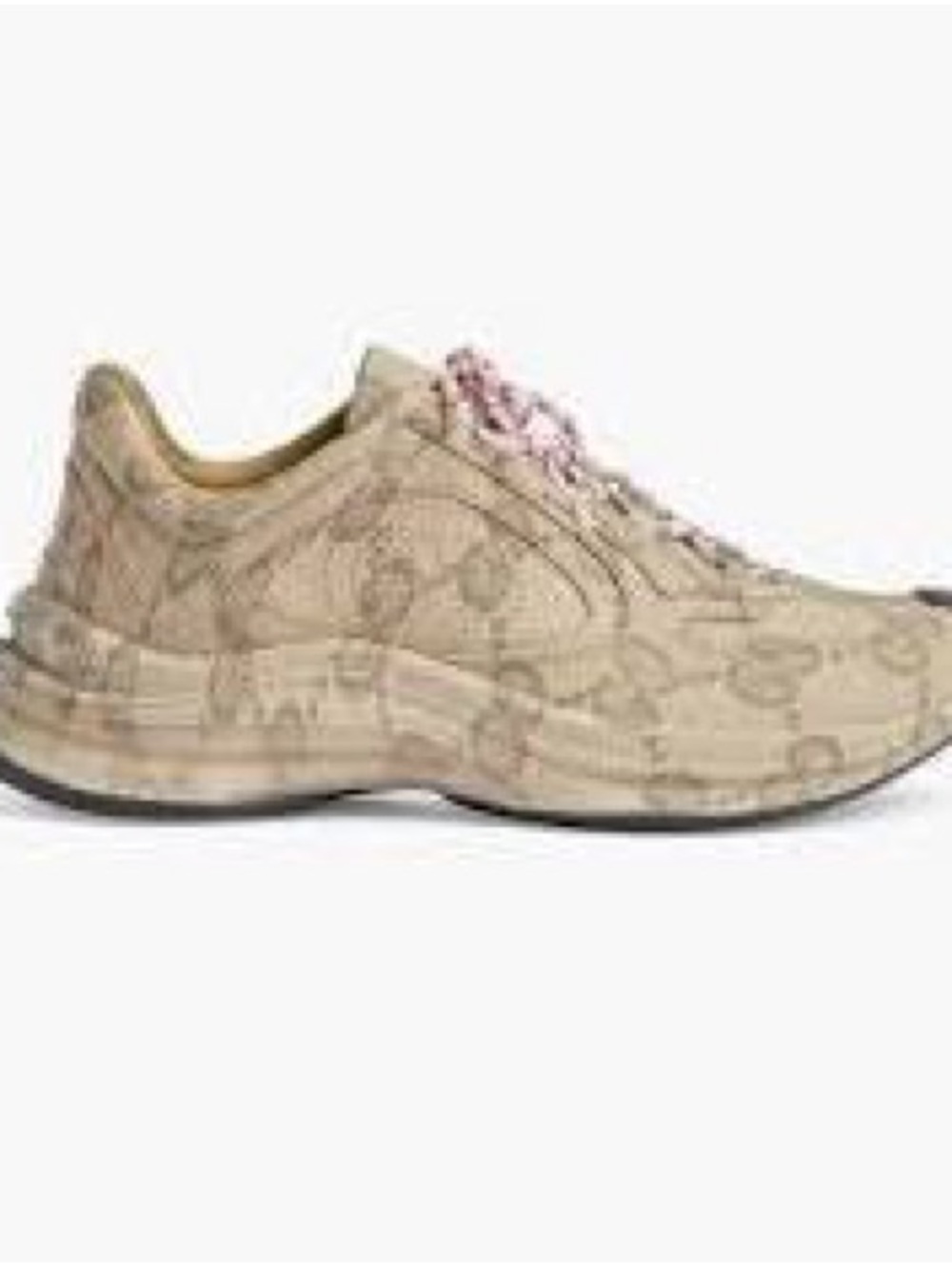 Authentic Gucci Monogram Women's Runner Sneakers w/box